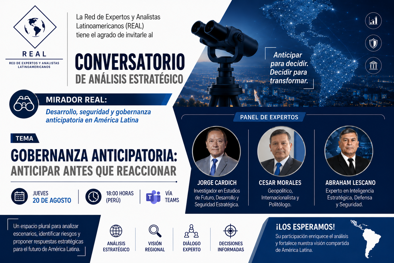 MIRADOR REAL: Conversatorio de Análisis Estratégico